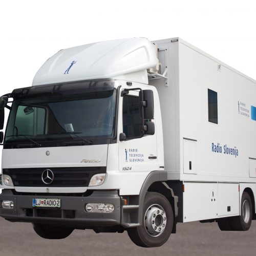 Reference TSE reportažna vozila RTV Slovenija OBV Outside Broadcasting Van