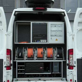Reference TSE reportažna vozila RTV Slovenija OBV Outside Broadcasting Van